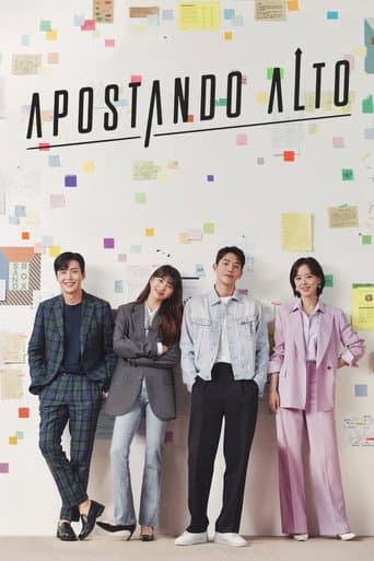Pôster oficial do dorama Apostando Alto em português