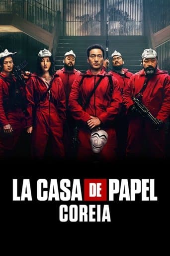 Pôster oficial do dorama La Casa de Papel: Coreia em português