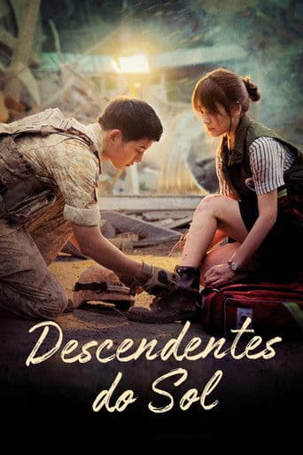 Pôster oficial do dorama Descendentes do Sol em português