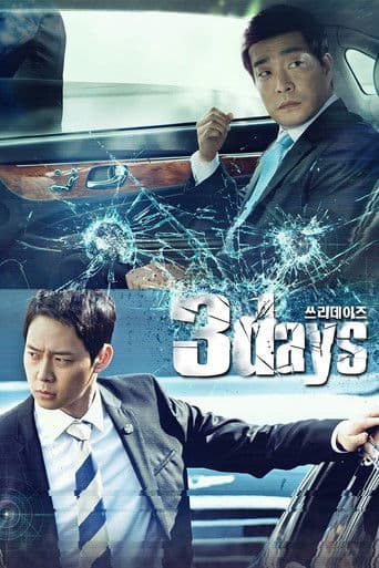 Pôster oficial do dorama Three Days em português