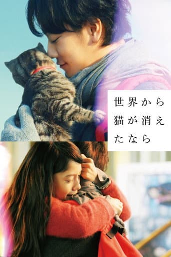 Pôster oficial do dorama Se os Gatos Desaparecessem do Mundo em português